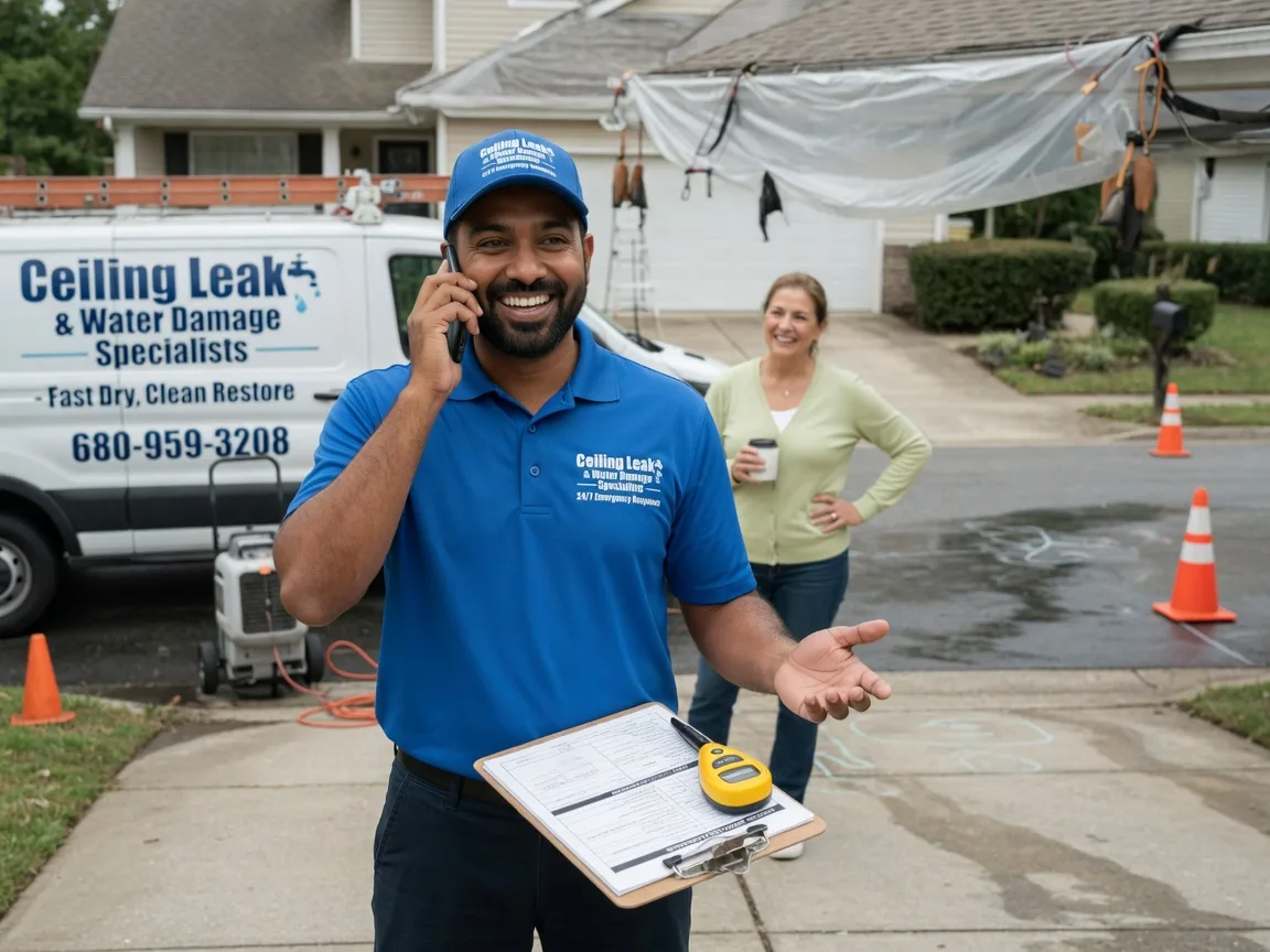 Ceiling Leak Cleanup Schaumburg, IL FAQs